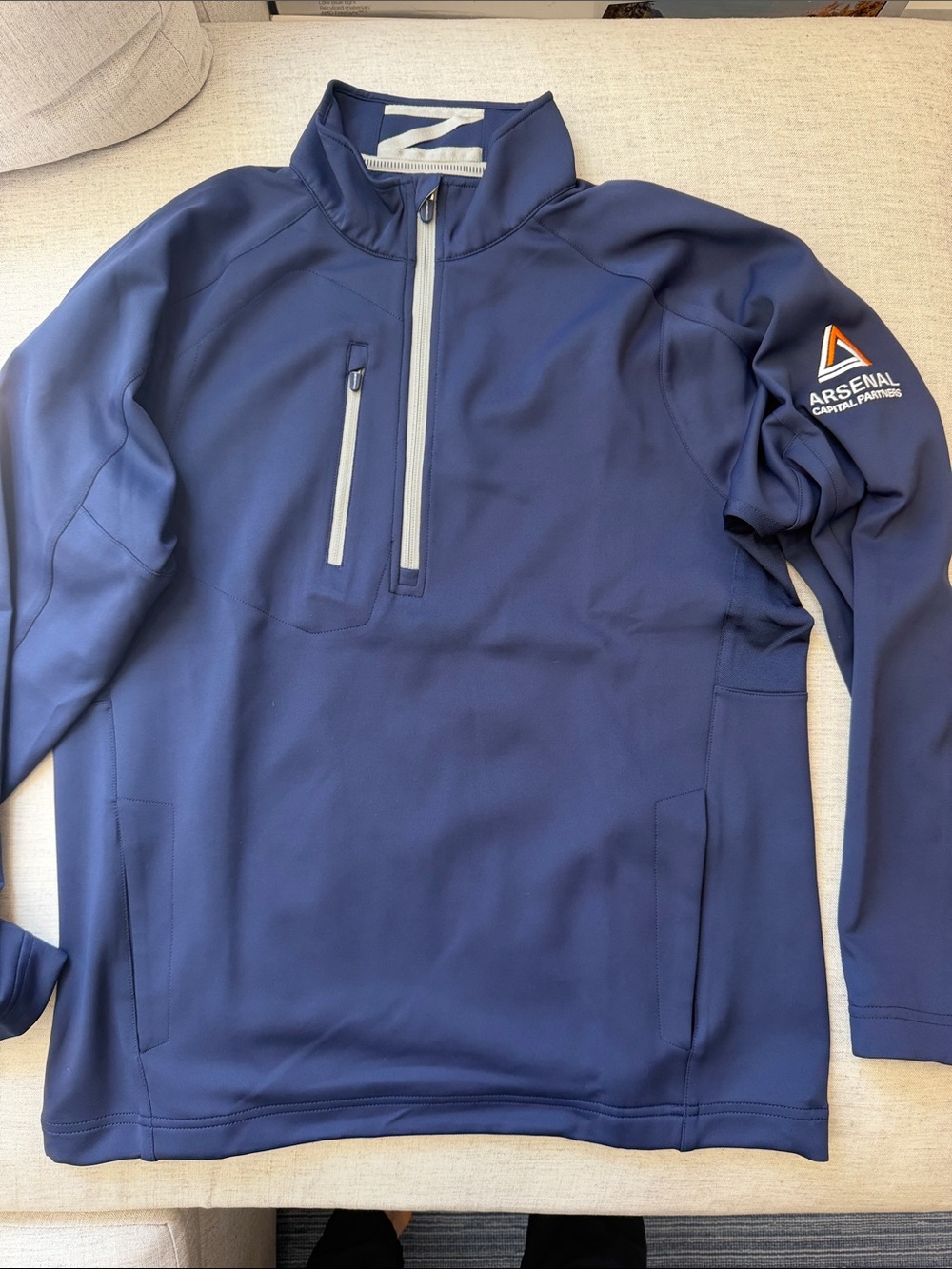 Arsenal Capital Partners Navy Performance Quarter-Zip Pullover